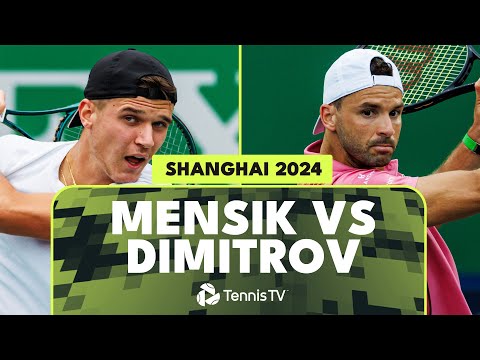 Jakub Mensik vs Grigor Dimitrov | Shanghai 2024 Highlights