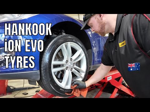 New Hankook iON evo AS tyres for Tesla Model S from JAX Tyres & Auto