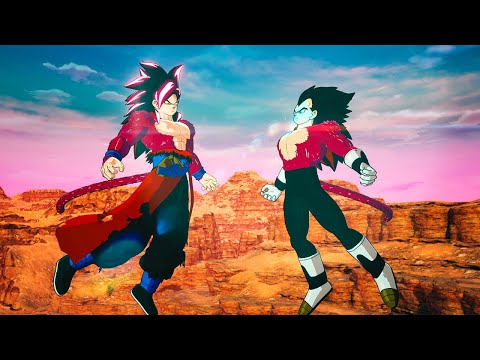 SSJ4 Goku & SSJ4 Vegeta Potara Fuse for the First Time In Dragon Ball Sparking Zero Mods