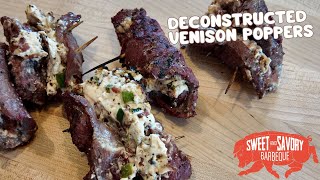 Deconstructed Venison Poppers