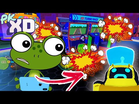 SAPO ZÉ QUEBROU OS BRINQUEDOS DO NOVO ROBOZÃO DO PK XD ? | Sapo Zé Joga PK XD #7