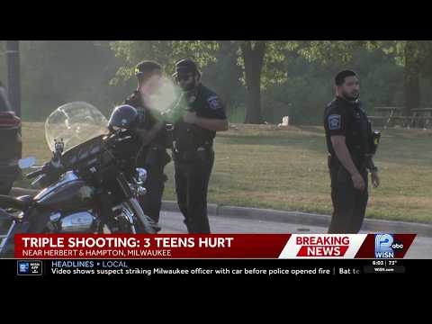 Three teens hurt in Milwaukee triple shooting