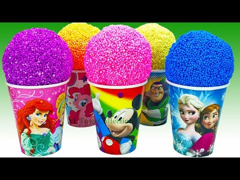 Play Foam Surprise Toys Disney Cars Masha and the bear Buzz Lightyear