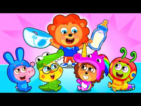 LeonCito | Niños con disfraces de carnaval | Dibujos animados | Video Para Niños