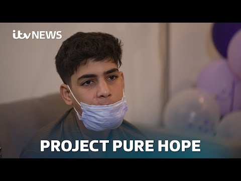 Boy injured by Israeli tank undergoes facial reconstruction in the UK | ITV News