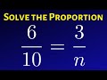 Solving Proportions and Cross Multiplication