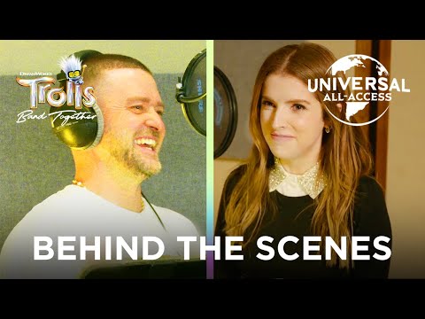 Anna Kendrick & Justin Timberlake Recording Booth Fun - Behind The Scenes