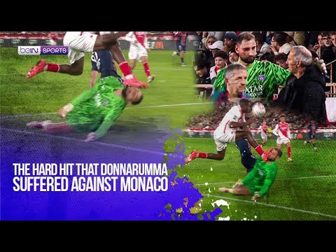 ⚠️ Sensitive Content ⚠️ Here’s the hard hit Donnarumma took 🫣