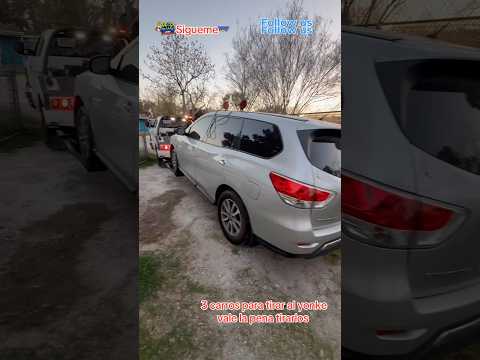 3 carros para tirar al yonker vale la pena tirarlos #mecanica #automobile #partes #yonke #repuestos