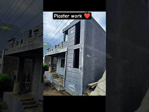 3d elevation ❤️ #homedecor #construction #song #home #parapet #plaster #vairalshort #plasterwork