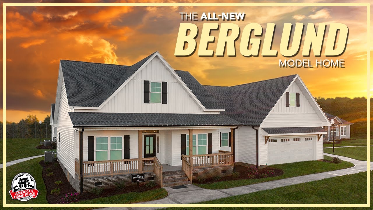 The All-New Berglund Modern Farmhouse Model Home Tour