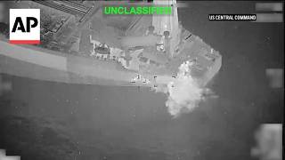 YouTube video thumbnail: Iran and US Exchange Fire in Persian Gulf, Straining Fragile Ceasefire