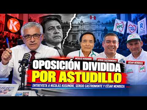 OPOSICIÓN DIVIDIDA POR ASTUDILLO  ENTREVISTA A CANDIDATOS DISTRITALES