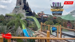 Krakatau Aqua Coaster [4K-POV] Universal's Volcano Bay Orlando
