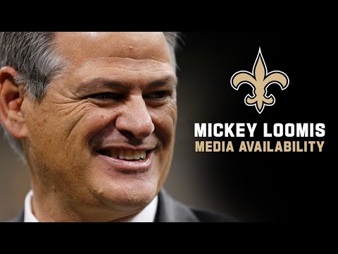 Mickey Loomis Media Availability 1/28/22 | New Orleans Saints video clip