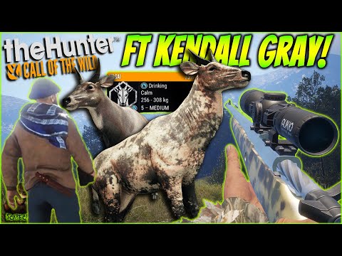 Diamond & Piebald Nilgai SIDE BY SIDE On A Water Buffalo Hunt Ft @KendallGrayGaming Call of the wild