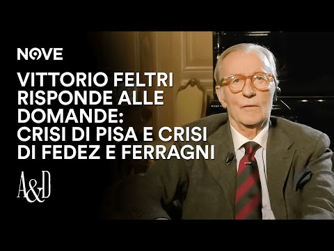 Vittorio Feltri risponde alle domande: crisi di Pisa e crisi di Fedez e Ferragni Accordi&Disaccordi