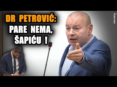 Skupština - Dr Petrović sasuo istinu naprednjacima  u oči: Para nema! Mi smo tigar od papira!