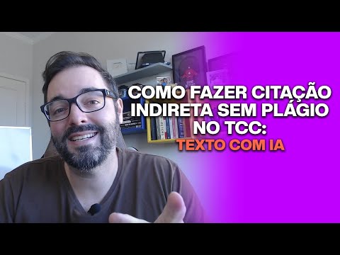 Como fazer Citação Indireta com IA e sem plágio no TCC