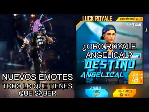 ORO ROYALE ANGELICAL DE FREE FIRE? NUEVOS EMOTES & TODOS LOS TRAJES DE LA PRÓXIMA ACTUALIZACIÓN