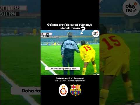 Bir zamanlar Galatasaray'da çıkan oyuncuyu bilecek misiniz? #galatasaray #shorts #youtubeshorts #ucl