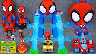 Marvel Spiderman Toys Unboxing Review | Marvel Spiderman Collection Toys | Spidey Mega Jump HQ Track