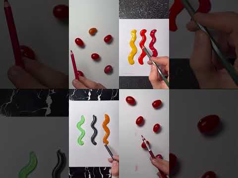 Find the real drawing, Art | Guess ???Bet you can't find it #shorts