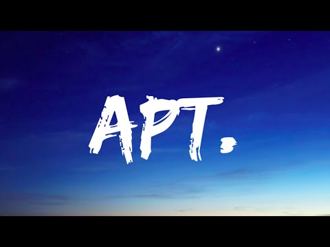 ROSÉ & Bruno Mars - APT. (Lyrics)