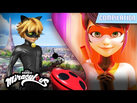 MIRACULOUS | 🐞 Compilation 25 🐾| ÉPISODES ENTIERS ▶️ [MAÎTRE NOËL - STARTRAIN - CHASSEUSE DE KWAMIS]