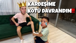 KARDEŞİME 24 SAAT BOYUNCA KÖTÜ DAVRANDIM!