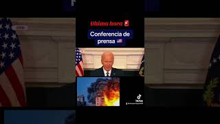 Así reaccionó el presidente de los Estados Unidos sobre Israel