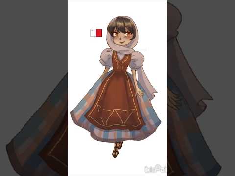 speedpaint folk girl