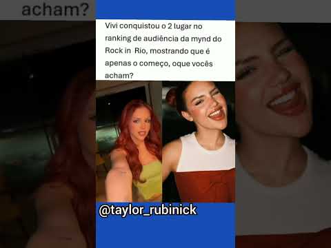 VIVI SE TORNANDO A MAIOR PROVOU ISSO NO ROCK IN RIO.