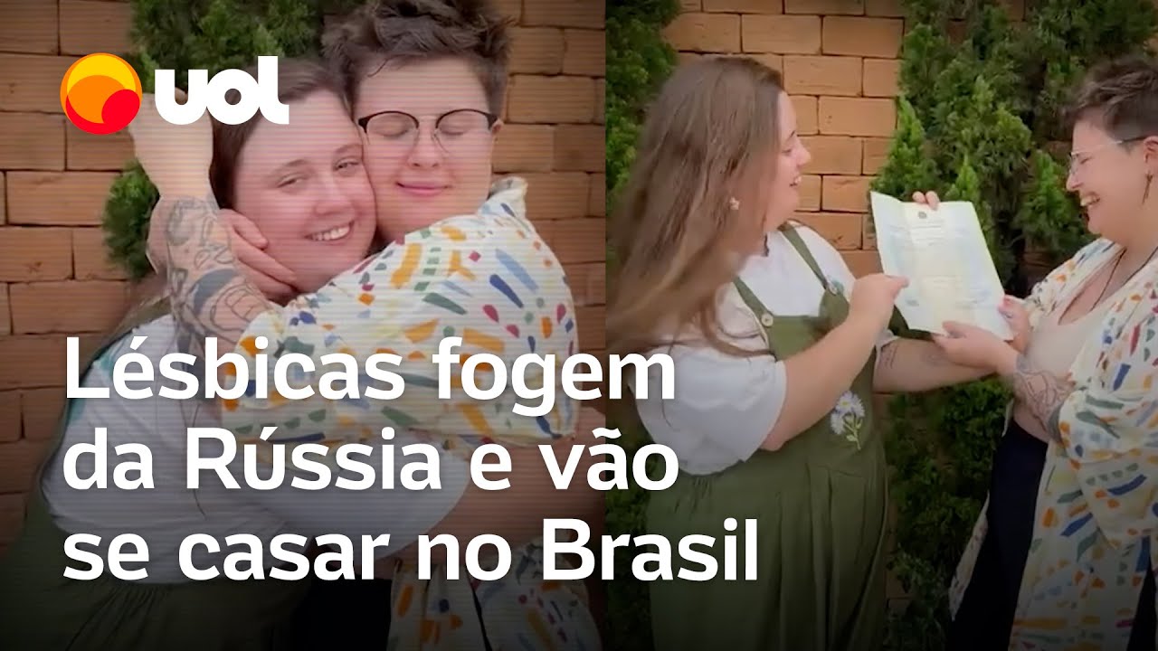 Lésbicas fogem da Rússia e vão se casar no Brasil Lá é muito difícil