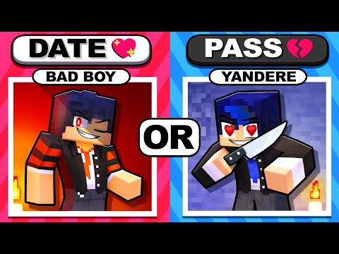 DATE or PASS in Minecraft!