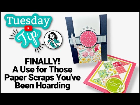 Designer Series Paper Scrap Cards Tutorial: Easy Ideas for Handmade Cards