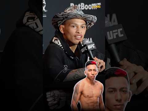 Lazy Boy no sabe quién es Kevin Borjas, su rival este sábado en #UFCMexico 😅