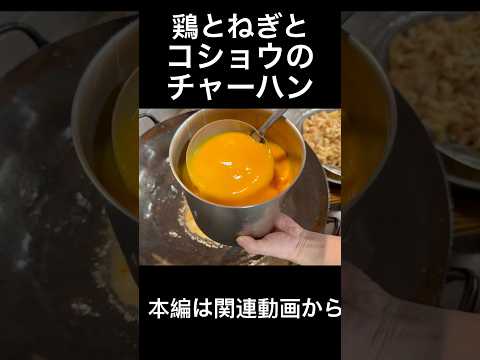 鶏とねぎとコショウのチャーハン