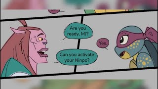 MJ AU - Bonus Pt 25.13 More Friends (Barry Draxum) - ROTTMNT Comic AU #mjrottmntcomicau