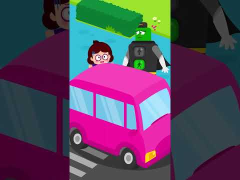 #shorts 멈춰 신호맨 3화 | 횡단보도 건널떈 조심해요! | 안전건강 동요 | 어린이 인기동요 ★ 티디키즈