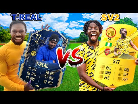 SV2 VS T-REAL! WHO IS THE BEST YOUTUBE FOOTBALLER?