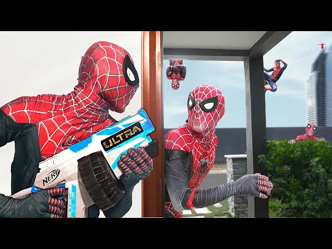 I Saw Others SPIDER-MAN ??? || Time Loop vs SuperHero House ( Short Movie )
