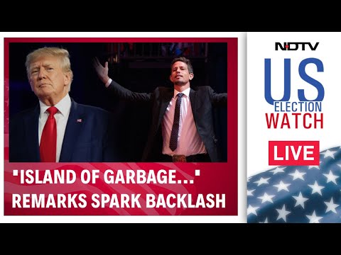 Backlash at Trump Rally as Comedian Mocks Puerto Rico | Harris Visits Jan 6 Site | US Election Watch