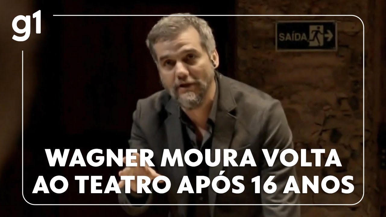 Jornal Hoje: Wagner Moura volta ao teatro após 16 anos