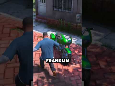 The Cool LICENSE PLATE Detail on Franklin’s Bike in GTA 5!