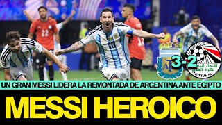 UN GRAN MESSI DECIDE LOS OCTAVOS Y ARGENTINA REMONTA ANTE EGIPTO UN 0-2 QUE CASI PARECÍA IMPOSIBLE