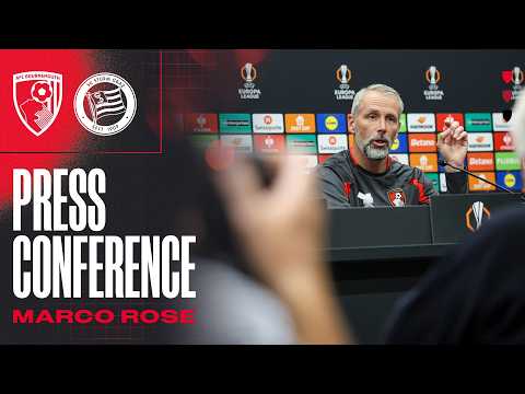 Marco Rose <strong>and</strong> Adam Smith preview <strong>AFC</strong> Bournemouth's first European home fixture | Press Conference