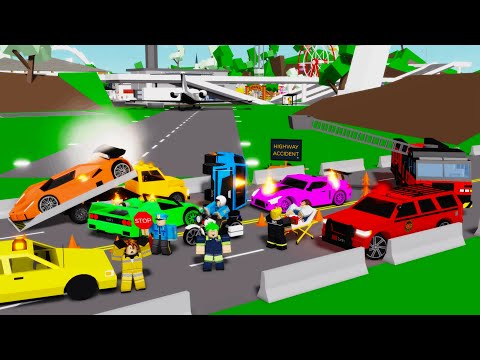HIGHWAY ACCIDENT IN BROOKHAVEN RP!