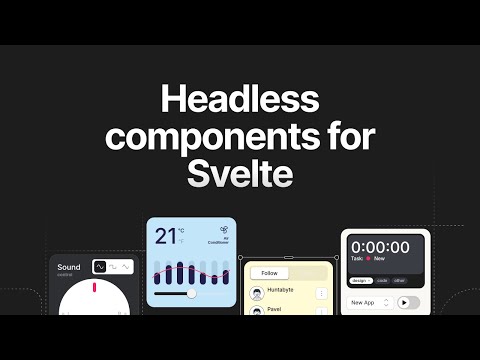 I Love Bits UI (The Headless Component Library For Svelte)