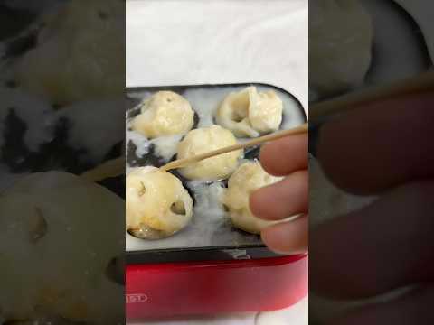 羽付餃子でタコ焼き作るぞ2 (╹◡╹) PDS #shorts